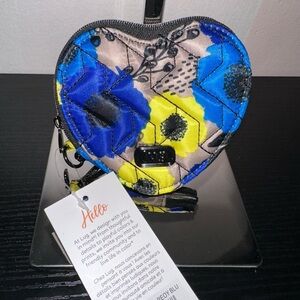 Lug Heart Pouch NWT Peony Blue